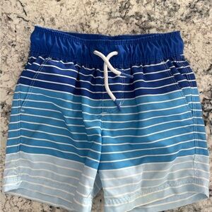 Boys Striped Swim Shorts